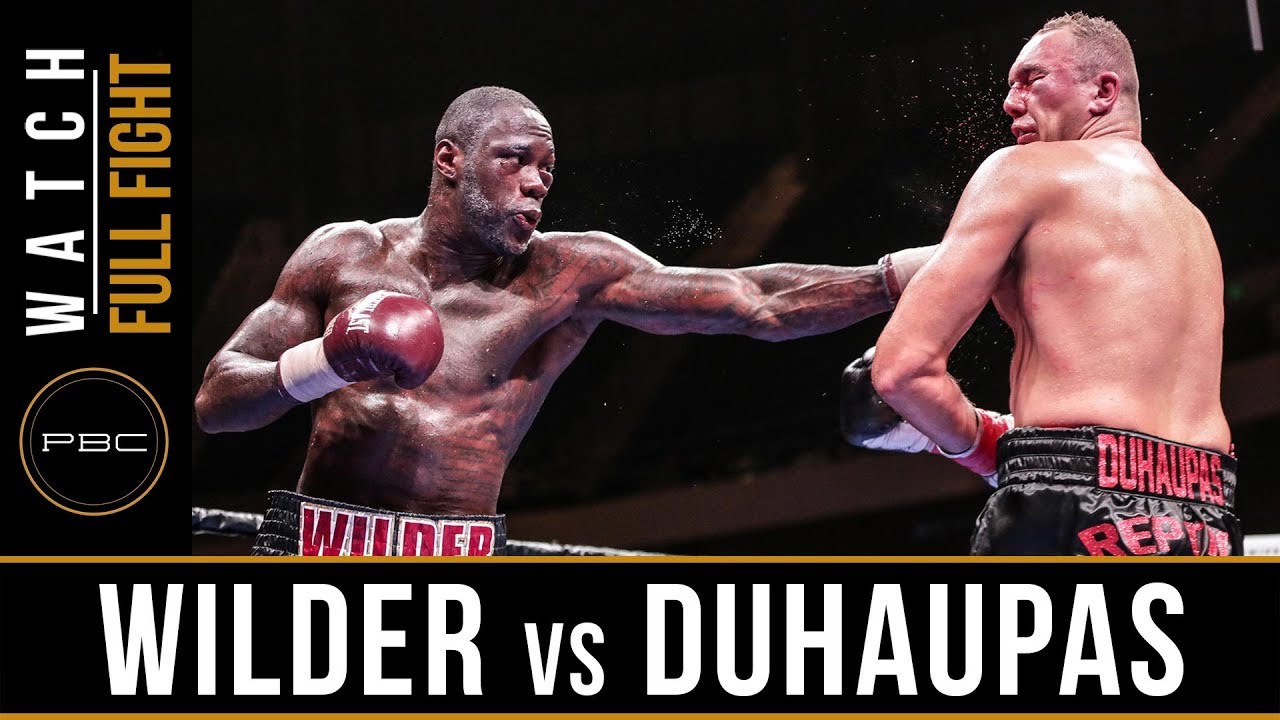 Wilder vs Duhaupas FULL FIGHT: Sept. 26, 2015 - PBC on NBC