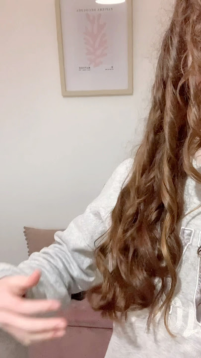 Wavy hair routine / 2b/2c#shorts #curlyhair #aesthetic