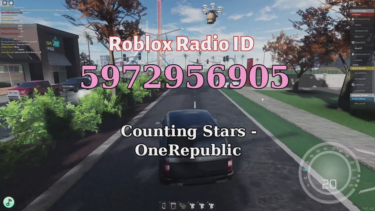 Counting Stars Onerepublic Roblox Id Music Code Youtube - all the stars id roblox