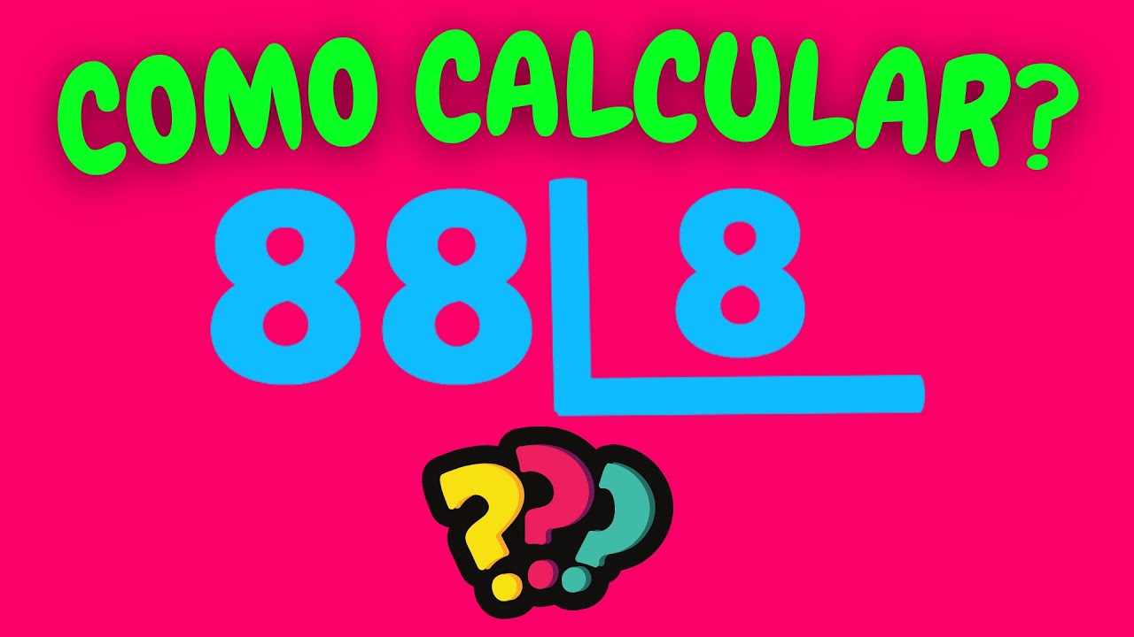 COMO CALCULAR 88 DIVIDIDOS POR 8 Dividir 88 Por 8 YouTube como-calcular-88-divididos-por-8-dividir-88-por-8-youtube