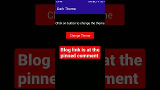 Theme change in .Net Maui #maui #programming #xamarin #shorts #xamarinforms