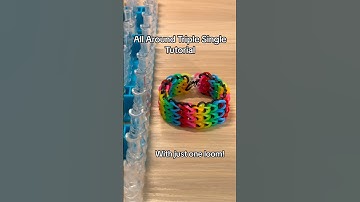 Full Length Triple Single Tutorial #rainbowloom #tutorial #fyp
