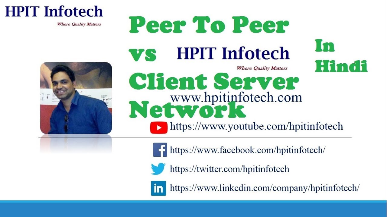 Peer to Peer vs Client Server Network | Domain and Workgroup - YouTube