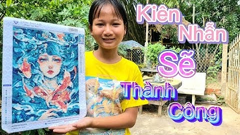 Tiểu Phương Thử Thách 3 Ngày 3 Đêm Làm Tranh Đính Đá .