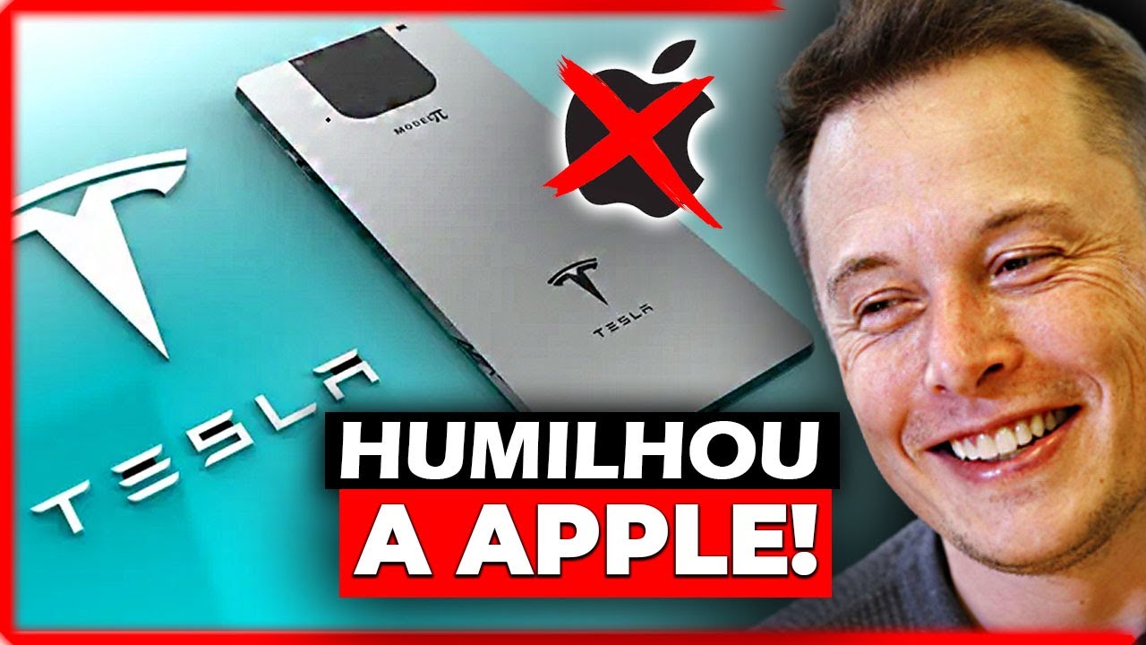 Super TESLA PHONE - Elon Musk PROMETE ACABAR com a Apple com este NOVO
