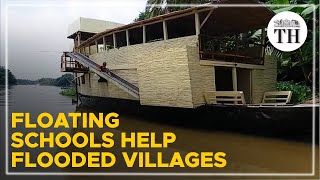 How floating schools help flooded villages in Bangladesh