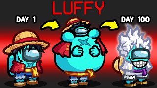 One Piece Luffy Mod in Among Us