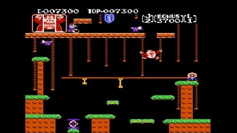 Donkey Kong Jr. (Nes) - Stage 2