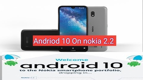 #Offical #Andriod 10 on #nokia 2.2 #installation process