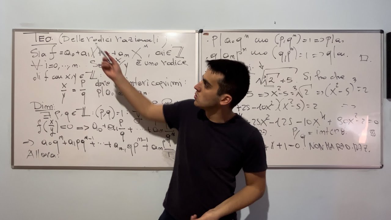 Il teorema delle radici razionali (e applicazioni) YouTube