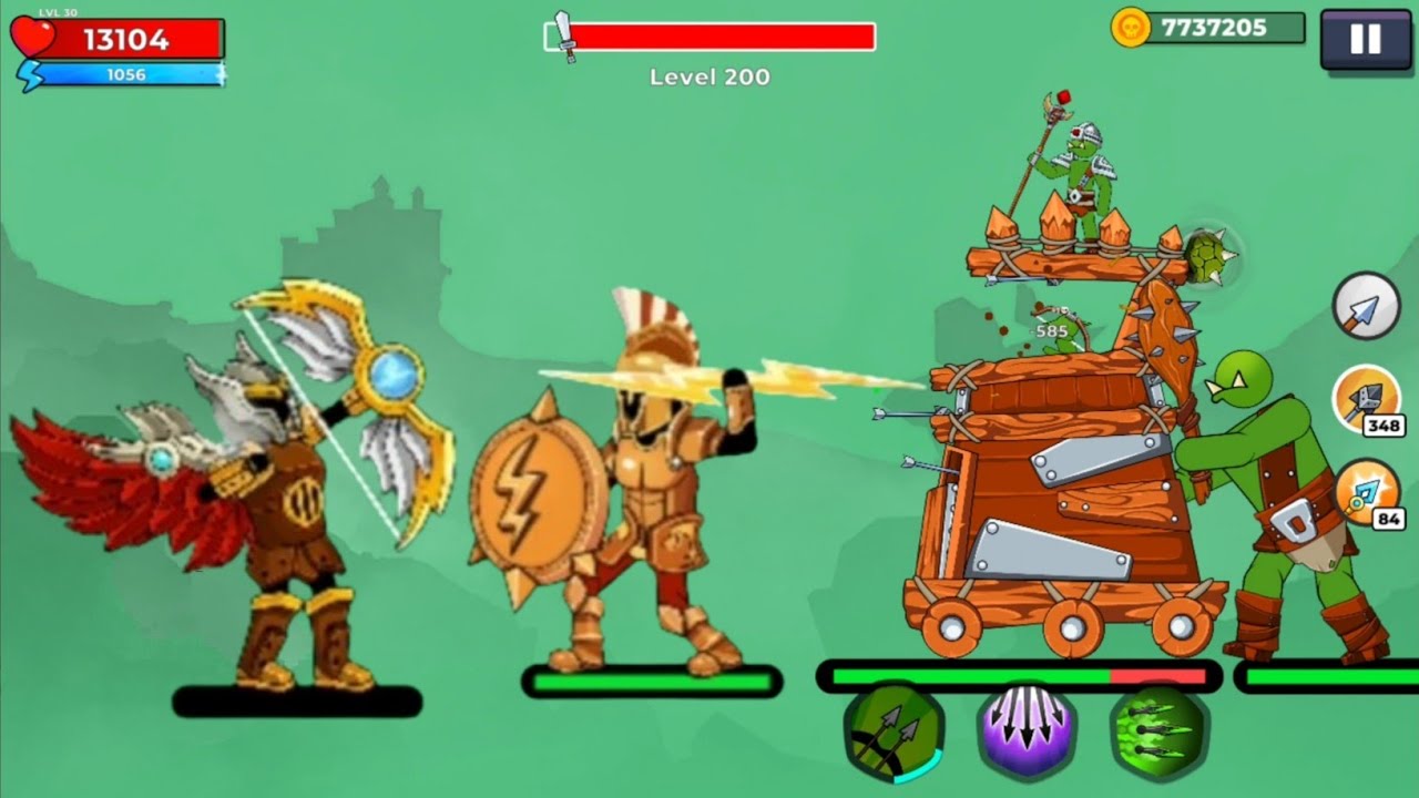 The Archers 2 Stickman Game | Best Weapons Boss Fight 2024