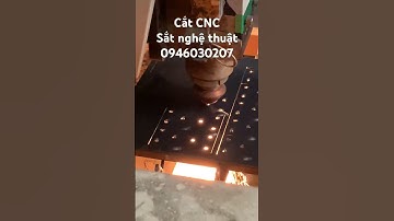 Cắt CNC hoa văn sắt nghệ thuật #satnghethuat #shorts