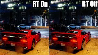 GTA V New Raytracing ON vs. OFF Comparison | PS5 \& Series X