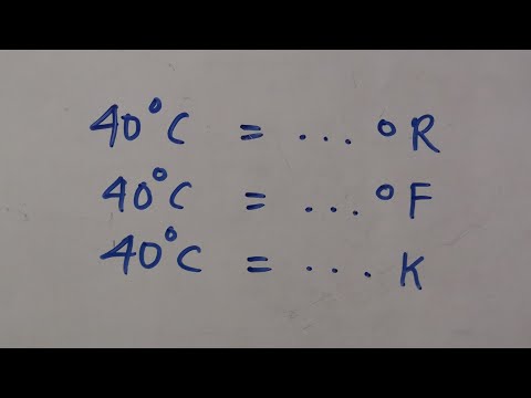 Video: 6 Cara Menukar Antara Fahrenheit, Celsius, dan Kelvin