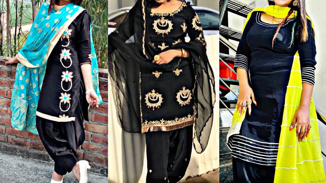 Latest Black Suit Design Collection//Ladies Black Suit Design 2020