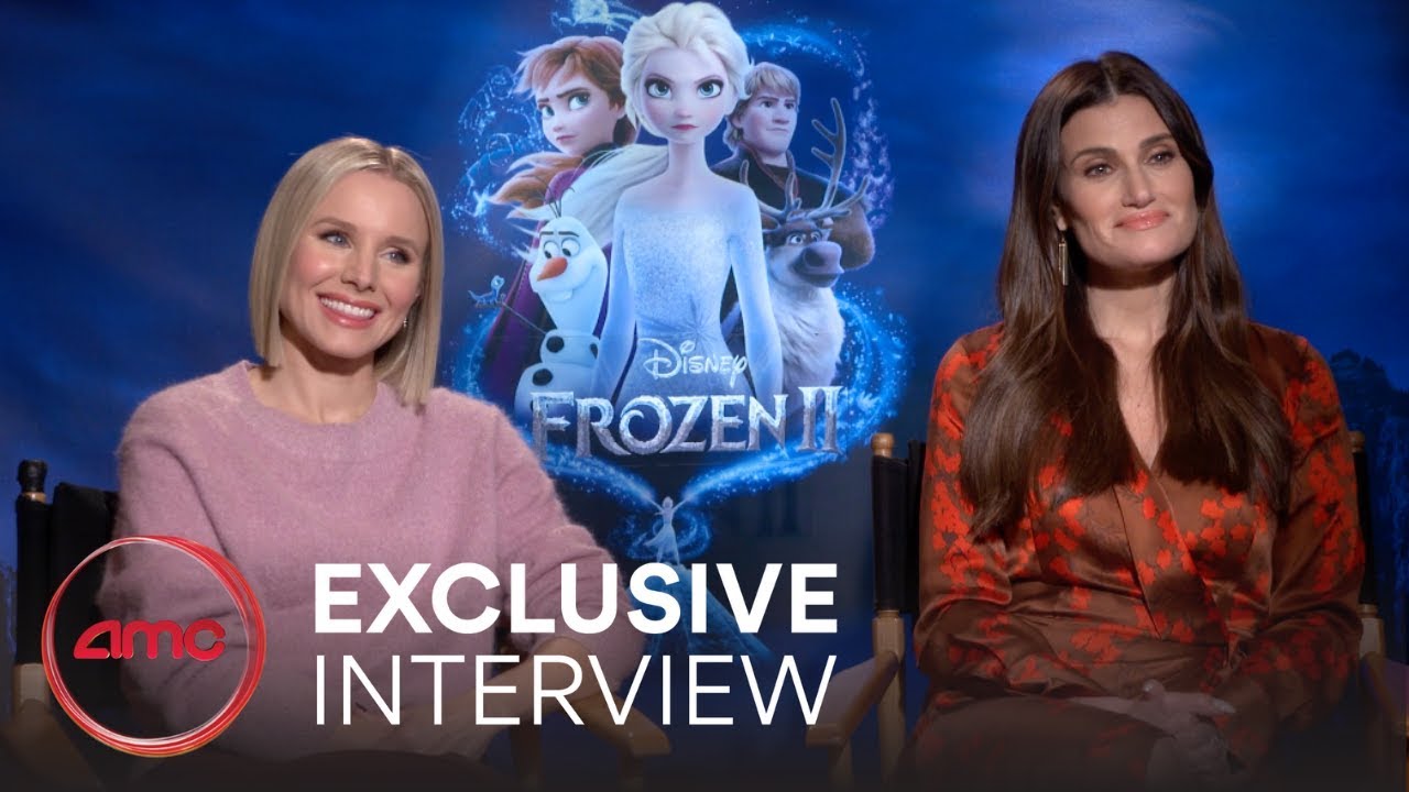 FROZEN II Exclusive Interview (Kristen Bell, Idina Menzel) AMC