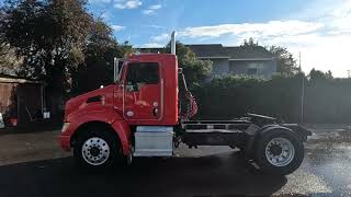 2012 KENWORTH T370 HYBRID SINGLE AXLE DAY CAB TRACTOR (1023)