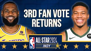 OFFICIAL 2024 NBA All-Star Voting Results | 3rd Fan Vote Returns