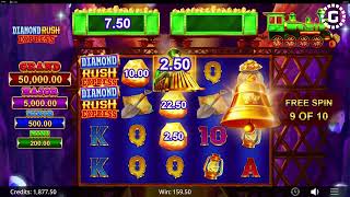 Diamond Rush Express by Area Vegas Slot Features | GamblerID screenshot 1