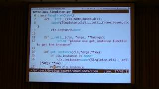 Meta Class and Singleton Pattern In Python @ OSDC.TW 2012 by Hychen (閃電秀)
