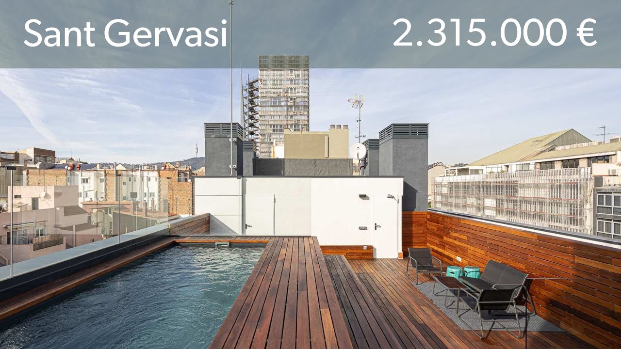 Espectacular ático de obra nueva en venta en Sarrià-Sant Gervasi, Barcelona