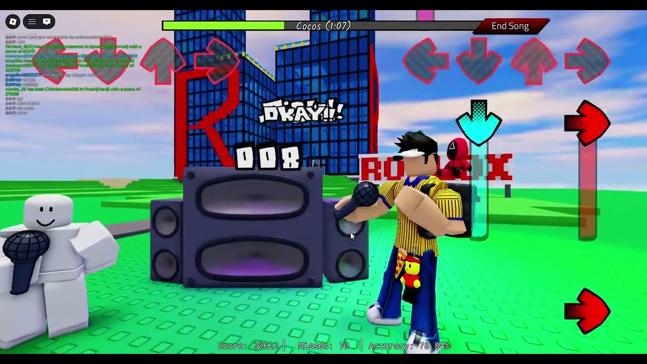 jugando roblox en computadora XD