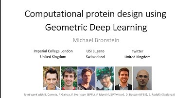 MIA and CC&E Joint Seminar: Michael Bronstein, Geometric deep learning for function protein design