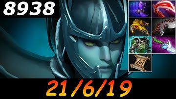 Dota 2 Phantom Assassin 8938 MMR 21/6/19 (Kills/Deaths/Assists) Ranked Full Gameplay