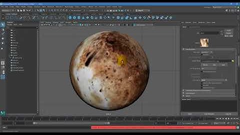 Computer Graphics Assignment - Creating a Solar System Animation at Autodesk Maya