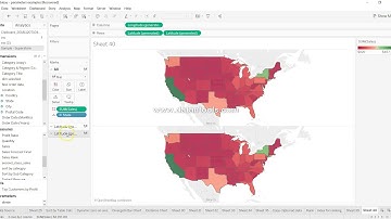 💡 Tableau Tutorial 131 - How to Create Dual Axis Map Chart in Tableau