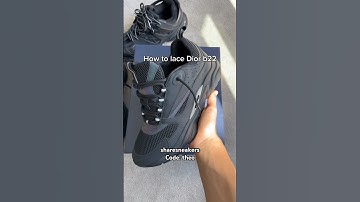 How to lace Dior b22 Go Check out @sharesneakersorg #sneakers #shoes #shorts