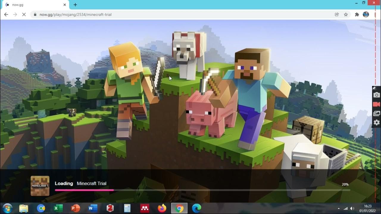 como jogar minecraft no pc sem instalar - YouTube