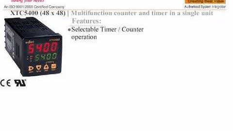 SELEC XTC5400 DIGITAL TIMER WITH COUNTER IN A SINGLE UNIT