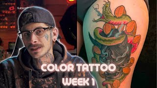 Color Tattoo Tutorial | Week 1 - Needles, Machines, Inks