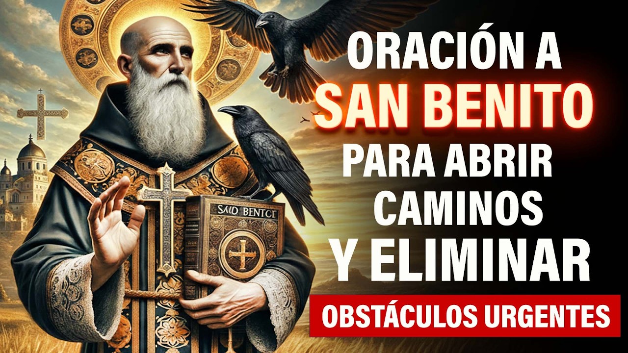 ORACIÓN A SAN BENITO ✝️ Para Abrir Caminos y Eliminar Obstáculos Urgentes