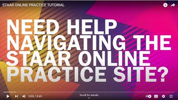 JOBE MS STAAR ONLINE PRACTICE TUTORIAL