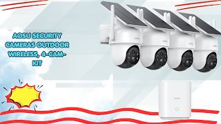 This Changed My Home Security Game — AOSU 4-Cam Kit Solar Security Camera — Review
