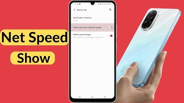 Redmi A5 me net speed kaise show kare/How to show network speed in redmi A5 mobile