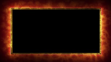 Neon Light Border | Frames Template Video | Glowing Frame Black Screen | Background Loop #30