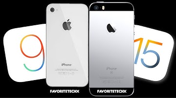 iOS 15 vs iOS 9 - iPhone 4S vs iPhone SE