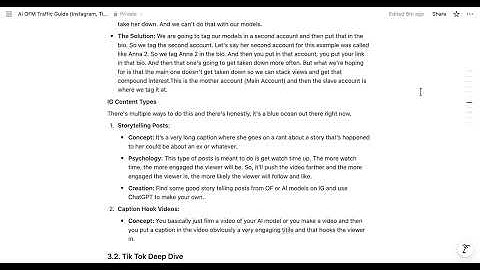 AI OFM Traffic Guide (Instagram, TikTok, Threads)