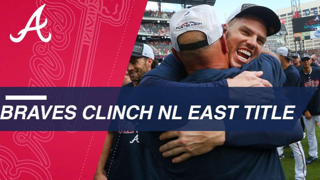 The Atlanta Braves have clinched the 2020 NL East division