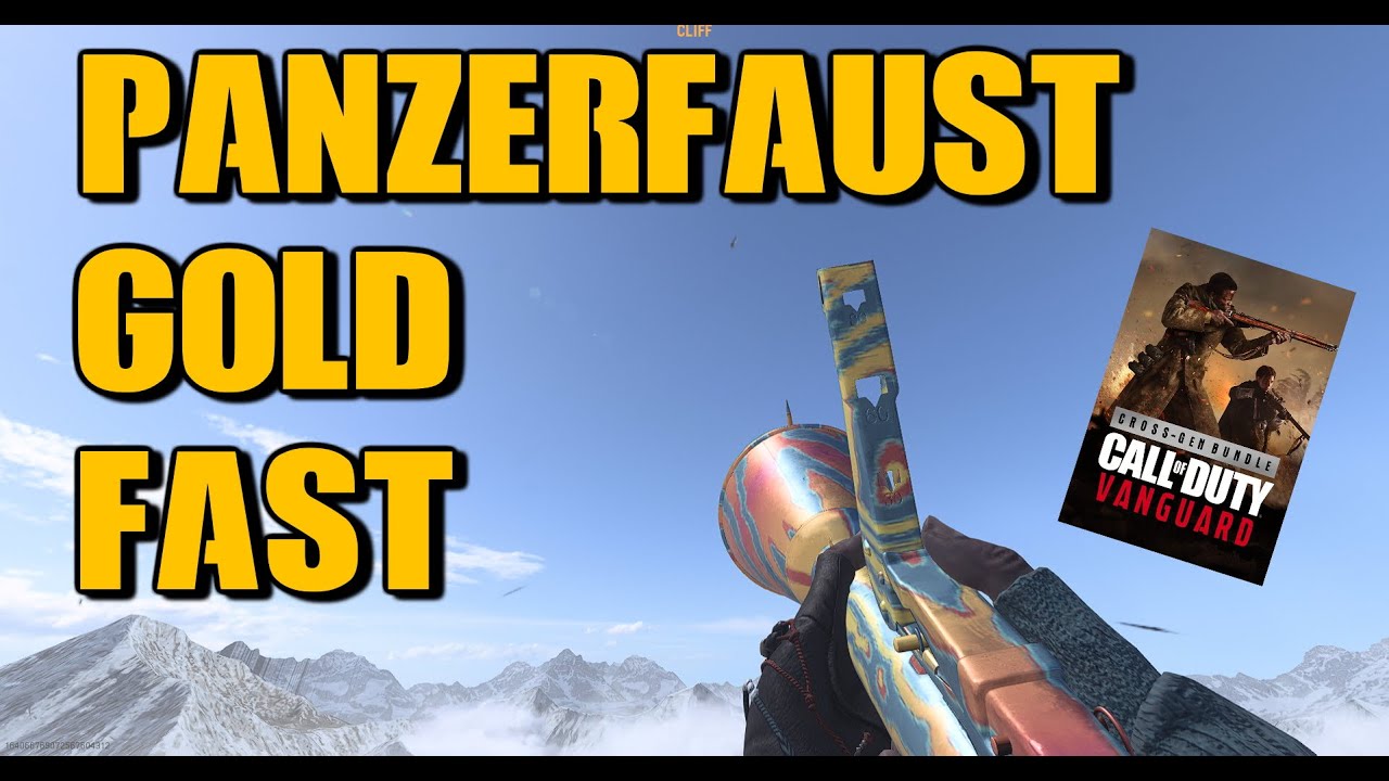 Panzerfaust Gold Fast(Longshots, 3 Killstreaks)