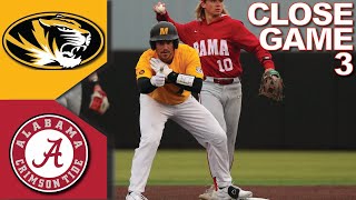 Alabama vs Missouri Baseball Highlights | CLOSE GAME | College Baseball Highlights 2023