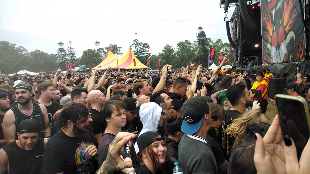 I Prevail Bow Down live Download Festival Sydney YouTube