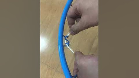 How to attach net to basketball ring