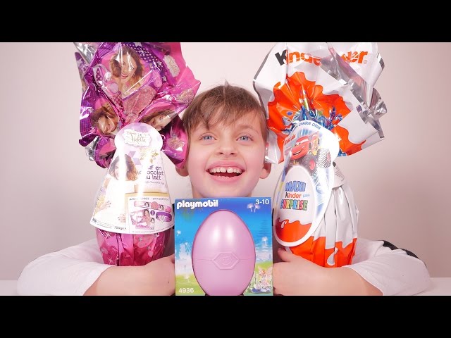 OEUF & JOUET] Pâques: Lapin Kinder, Oeufs Playmobil et M&M's - Unboxing  easter stuff 