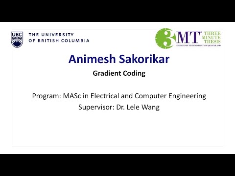 2021 3MT: Animesh Sakorikar (semi-finalist)