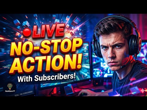 🔥 Sunday Special Live: Playing [Game Name] with Subs! 🎮 High Action Gameplay | HackGuru YT