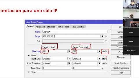 Redes de datos con Mikrotik: Simple Queues - Clase 9 - 2022.06.10